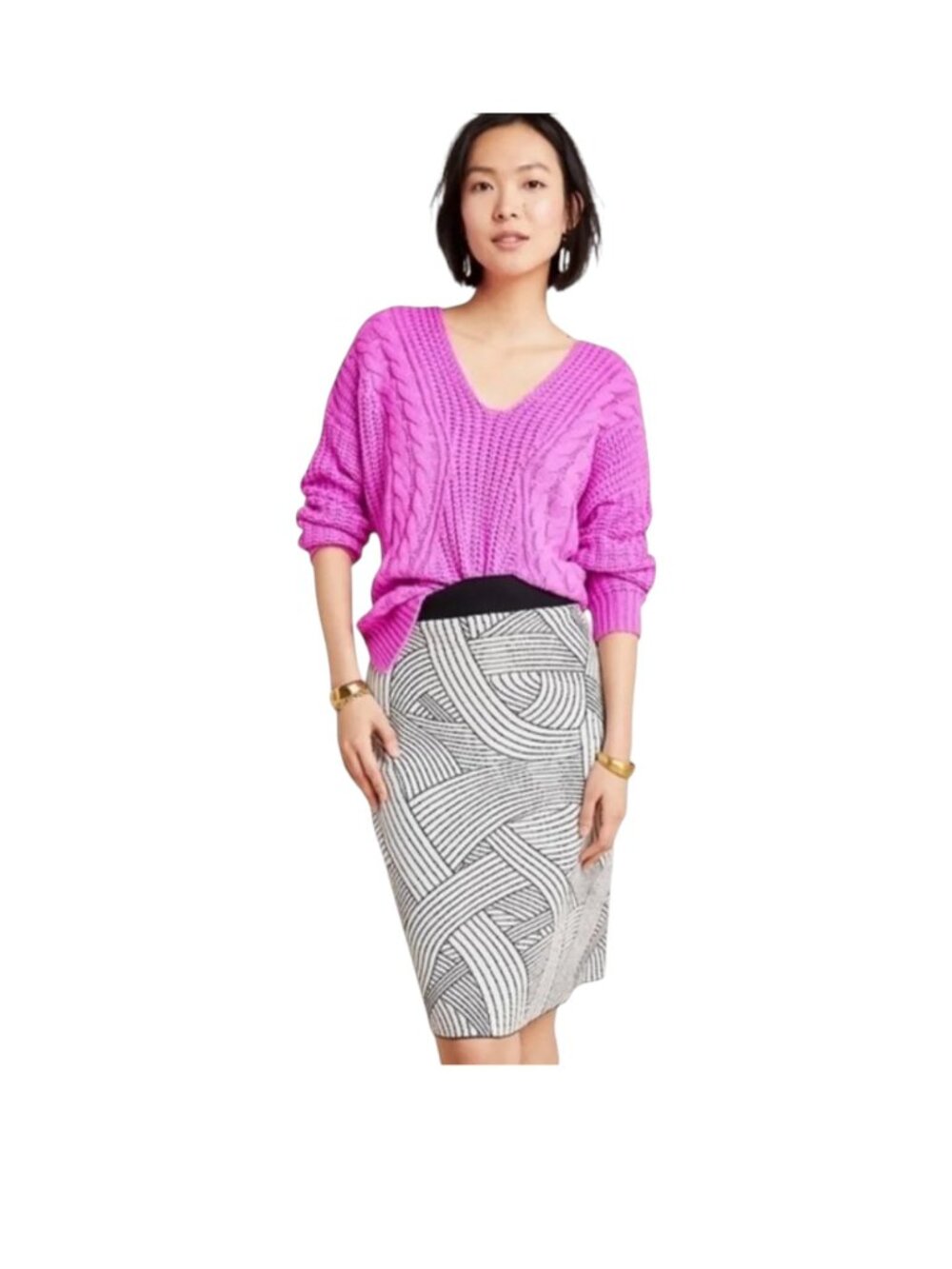 ANTHROPOLOGIE MAEVE Jovana Sweater Pencil Skirt - Size XS